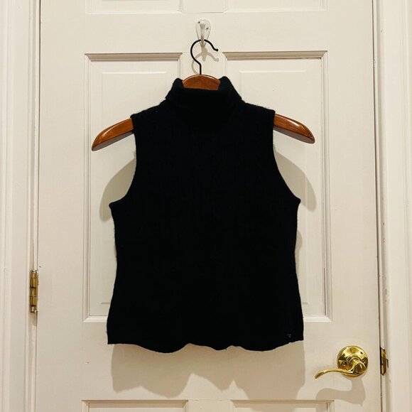 Vintagef Rafaella Angora Rabbit Hair Lambswool Women Sweater Vest Hand Knitted - Picture 3 of 6